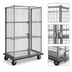Thumbnail image #3 for Eagle Group QuadTruss Open Wire Security Cage Dolly Truck with Dual Padlock Doors, 34-7/8 x 29-3/4 x 69 Inches