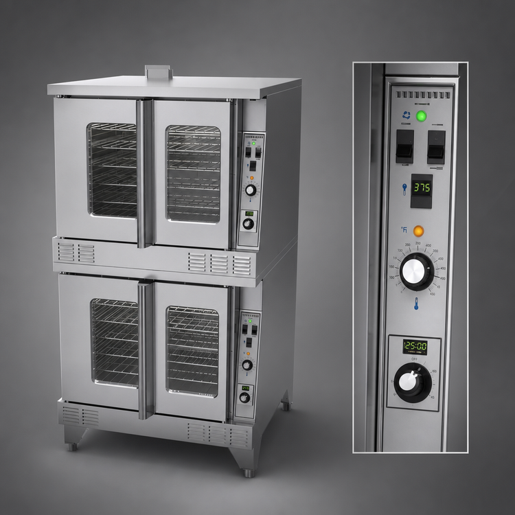 Product image #3 for Garland Master Series Full-Size Standard-Depth Double-Deck Gas Convection Oven