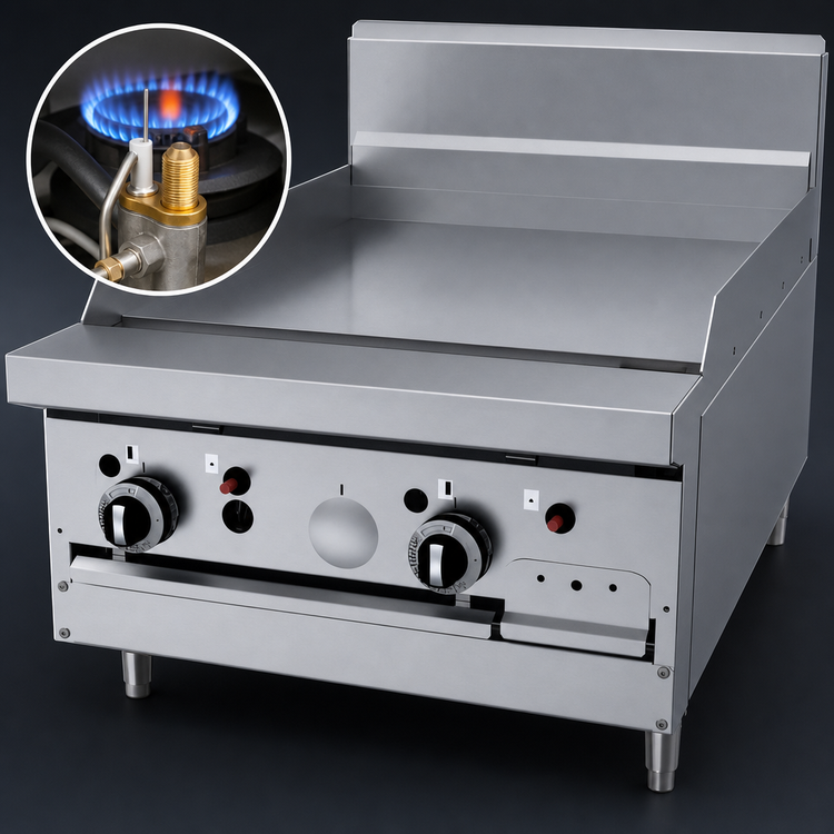 Product image #3 for Garland GF Starfire Pro 24-Inch Gas Modular Top Griddle Unit with Thermostatic Control and Flame Failure Protection
