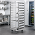 Thumbnail image #3 for Panco Roll-In Refrigerator Rack for 18 x 26 Inch Trays, Open Frame Stainless Steel