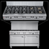 Thumbnail image #3 for Southbend Ultimate 60-Inch Gas Restaurant Range with 9 Open Burners, Standard Oven, and Cabinet Base