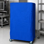 Thumbnail image #3 for Quantum CC247274BNZ Wire Cart Cover, 24"D x 72"W x 74"H, Blue 400 Denier Nylon, Zipper Flap