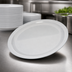 Thumbnail image #4 for Carlisle Kingline 10-Inch White Round Melamine Narrow Rim Dinner Plate