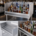Thumbnail image #3 for Sapphire Manufacturing SMLDR-36 36-Inch Freestanding 4-Step Underbar Liquor Bottle Display Rack