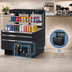 Thumbnail image #4 for Turbo Air 34-3/4 Inch Wide Low-Profile Horizontal Open Display Merchandiser, 7.5 Cu. Ft., Self-Contained Refrigeration