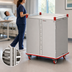 Thumbnail image #3 for Performance Series Stainless Steel Patient Tray Cart, 12-Tray Capacity, Double Door