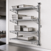 Thumbnail image #3 for Metro Super Erecta 4-Tier 14-Inch Chrome-Plated End Unit Post-Type Wall Mount