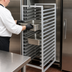 Thumbnail image #3 for Channel Manufacturing Reach-In Bun Pan / Steam Table Pan Rack, End Load, Aluminum, 16 Pan Capacity