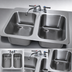 Thumbnail image #3 for Advance Tabco Bar King (Supreme) DBS-2 Drop-In 2-Compartment Stainless Steel Bar Sink with Faucet and Overflow Pipes
