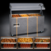 Thumbnail image #3 for Vollrath 2-Series Affordable Portable 3-Well Mobile Hot Food Station, 120V, Granite Finish