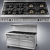 Thumbnail image #3 for Southbend Ultimate 60-Inch Gas Restaurant Range with 8 Burners and 2 Convection Ovens