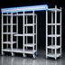 Thumbnail image #3 for MetroMax Q Top-Track Stationary End Unit Kit, 18-Inch Wide, Epoxy-Coated Steel Posts