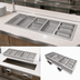 Thumbnail image #3 for Drop-In Modular/Ganged Heated Well, Wet/Dry, 4 Full-Size Pans, with Drains