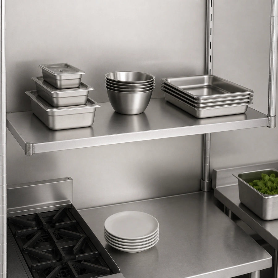 Solid Shelf Surface