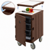 Thumbnail image #4 for Insulated Food Storage Box Pan Rack Cart with Removable Cutting Board Top, Holds 18 x 26 Boxes