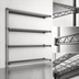 Thumbnail image #3 for Eagle Group Valu-Master 4-Tier Add-On Wire Shelving Unit, 72W x 18D x 63H, Pewter Gray Epoxy