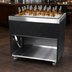 Thumbnail image #3 for Glastender MIB-36-H Mobile Ice-Cooled Beer Bin with Open Front Cabinet Base, 36 Inch Wide
