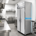 Thumbnail image #3 for Continental Refrigerator Slim Line 2FSESNSS Two-Section Shallow Depth Reach-In Freezer