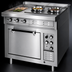 Thumbnail image #4 for 36-Inch Heavy Duty Electric Range with 24-Inch Griddle, 2 French Plates, and Standard Oven Base