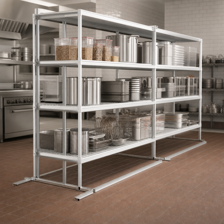 Product image #3 for Eagle Group Floor-Trak Double-Deep 9 Ft. Aluminum Floor Track Kit
