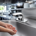 Thumbnail image #3 for ChekPoint Electronic Touchless Deck-Mount Faucet with Cast Spout, 4-Inch Centers, 0.5 GPM
