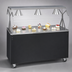 Thumbnail image #3 for Vollrath 2-Series Affordable Portable 46 Inch Mobile Utility Station with Open Storage, Buffet-Style Breath Guard, and Stainless Steel Top