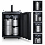 Thumbnail image #4 for Summit Commercial Summit Appliance SBC635MBK Freestanding Single-Tap Beer Dispenser, 5.6 cu. ft., Digital Controls, Automatic Defrost, Black