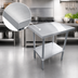 Thumbnail image #3 for Sapphire 30 Inch x 24 Inch Stainless Steel Work Table with Galvanized Undershelf