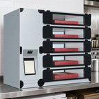 Thumbnail image #3 for Hatco Flav-R 2-Go™ F2GP-22-C Countertop Pass-Through Heated Pizza Locker System, 8 Lockers, Code-Activated, Ambient to 180°F
