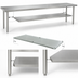Thumbnail image #3 for Advance Tabco 18-Gauge Stainless Steel Undershelf for 144