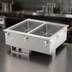 Thumbnail image #3 for Vollrath Two-Well Electric Drop-In Hot Food Well with Thermostatic Controls, 12 x 20 Marine-Grade 316 Stainless Steel Wells