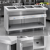 Thumbnail image #3 for Thurmaduke E-5-DLSS 5-Well Electric Steamtable Unit with Cutting Board and Dish Shelf
