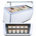 Thumbnail image #4 for Omcan USA 60-Inch Straight-Glass Ice Cream Dipping/Display Case with Sliding Glass Doors