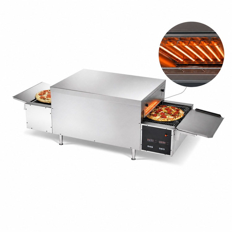 Product image #3 for Vollrath PO6-22018 Countertop Quartz Conveyor Pizza Oven, 68-Inch Wide, 220V