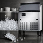 Thumbnail image #3 for Eurodib USA Resolute Ice Systems ICB16080 Full-Size Dice Cube Ice Machine with 80 lb Bin, 160 lb/24 Hr Production, Air-Cooled