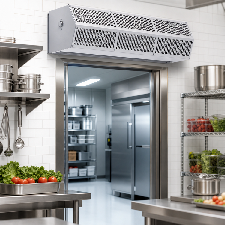 Product image #3 for Berner Sanitation Series 36-Inch Low Profile Unheated Air Curtain, 1/5 HP, for Doors up to 7 Feet High
