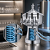 Thumbnail image #3 for Perlick Gambrinus 4-Faucet Countertop Glycol-Cooled Draft Beer Tower, Polished Chrome