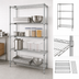 Thumbnail image #3 for Quantum 4-Shelf Chrome Wire Shelving Starter Kit, 54