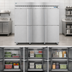 Thumbnail image #3 for Hoshizaki Steelheart Three-Section Reach-In Refrigerator with Half-Height Solid Doors