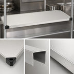 Thumbnail image #3 for Metro Super Erecta 2454FS 54 x 24-Inch Solid Flat Stainless Steel Shelf with Raised Ship's Edge