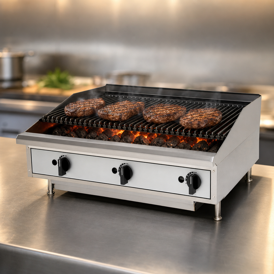 Lava Rock Broiling