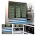 Thumbnail image #3 for Howard-McCray 65 Cu. Ft. Three-Section Stainless Steel Bottom-Mount Glass Door Freezer Merchandiser