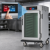 Thumbnail image #3 for Metro C5 9 Series Half-Height Pass-Thru Controlled Humidity Heated Holding and Proofing Cabinet, 8 Full-Size Pan Capacity, Glass and Solid Doors