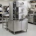 Thumbnail image #2 for Crown DC-2 Two Compartment Direct Steam Pressure Steamer with Cabinet Base