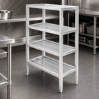 Thumbnail image #3 for Channel Manufacturing Lifetime Tough ED2436-4 4-Shelf Aluminum Dunnage Shelving, 36"W x 24"D x 64"H