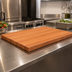 Thumbnail image #3 for John Boos Boos Block 48-Inch W x 30-Inch D x 3-Inch Thick American Cherry Edge Grain Kitchen Countertop, Varnique Finish