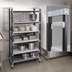 Thumbnail image #3 for Cambro Camshelving Elements XTRA High Density Top Rail 5-Tier Stationary Starter Unit, 18D x 54L x 81H, Speckled Gray