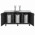 Thumbnail image #3 for Maxx Cold X-Series Flat-Top Commercial Keg Cooler with Dual Draft Towers, 4 Faucets, and 3-Keg Capacity