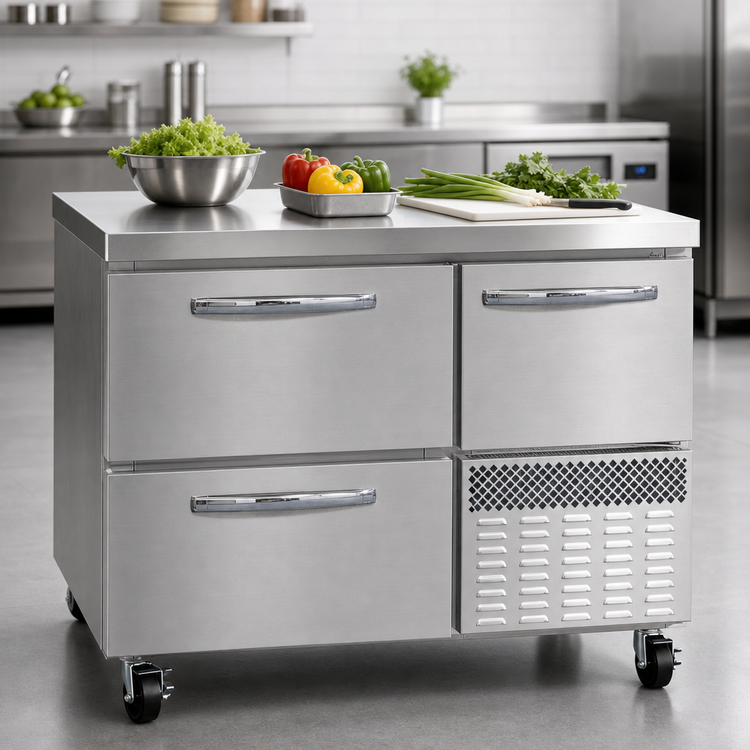 Product image #3 for Continental Refrigerator FA43N-D 43-Inch Two-Drawer Worktop Freezer with Half-Door