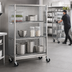 Thumbnail image #3 for Metro Super Erecta Mobile Standard-Duty Stainless Steel Security Cage, 52-3/4